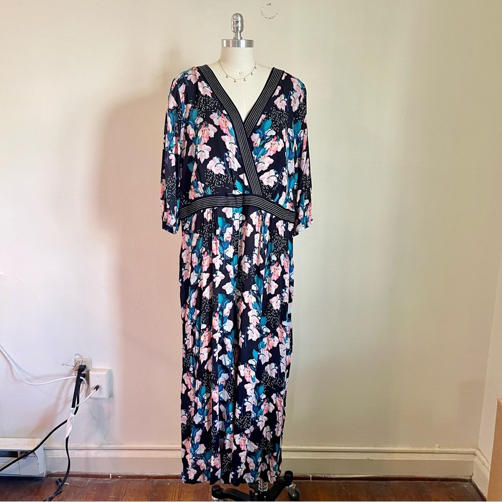 Anthropologie Blank London Floral Wide Leg Jumpsuit